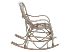 Rocking Chair Rotin Grisé - RICKY 8 Rocking Chair Rotin Grisé - RICKY -Deco.fr Soldes Boutique fauteuil 17627071
