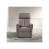Fauteuil Relax électrique Releveur Cuir Taupe - SAYA -Deco.fr Soldes Boutique fauteuil 17627319