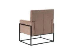 Fauteuil Taupe Velours/Métal - JYAMITI -Deco.fr Soldes Boutique fauteuil 17628821