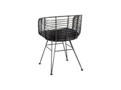 Fauteuil Rotin Gris/Métal - PAVY 8 Fauteuil Rotin Gris/Métal - PAVY -Deco.fr Soldes Boutique fauteuil 17636619