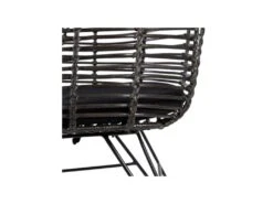 Fauteuil Rotin Gris/Métal - PAVY 11 Fauteuil Rotin Gris/Métal - PAVY -Deco.fr Soldes Boutique fauteuil 17636625