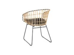 Fauteuil Rotin Naturel/Métal - CARAMELO -Deco.fr Soldes Boutique fauteuil 17636719