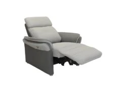Fauteuil Relax Electrique Tissu Gris - AUSTRALIO -Deco.fr Soldes Boutique fauteuil 17789147