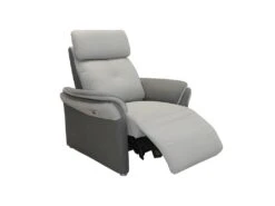 Fauteuil Relax Electrique Tissu Gris - AUSTRALIO -Deco.fr Soldes Boutique fauteuil 17789149