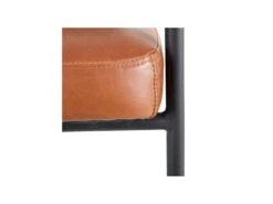 Fauteuil Vintage Métal/Simili Cuir Camel - NANEL 11 Fauteuil Vintage Métal/Simili Cuir Camel - NANEL -Deco.fr Soldes Boutique fauteuil 17789545