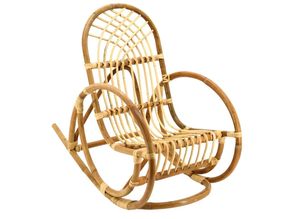 Rocking Chair Enfant En Rotin Naturel Rodéo 1 Rocking Chair Enfant En Rotin Naturel Rodéo