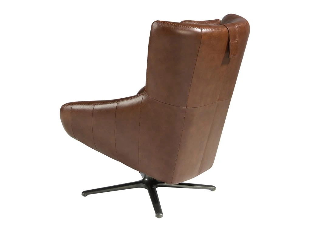Fauteuil Pivotant En Cuir Brun 5089 ANGEL CERDA 7 Fauteuil Pivotant En Cuir Brun 5089 ANGEL CERDA – Image 7