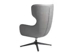 Fauteuil Pivotant En Croûte De Cuir Gris 5101 ANGEL CERDA -Deco.fr Soldes Boutique fauteuil 18429109