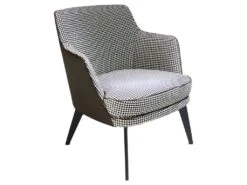 Fauteuil En Tissu Pied-de-poule 5011 ANGEL CERDA