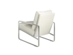 Fauteuil En Croûte De Cuir Et Pieds En Acier 5026 ANGEL CERDA -Deco.fr Soldes Boutique fauteuil 18430009