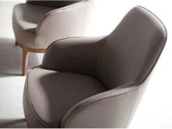 Fauteuil En Croûte De Cuir Et Pieds En Bois 5043 ANGEL CERDA -Deco.fr Soldes Boutique fauteuil 18430147