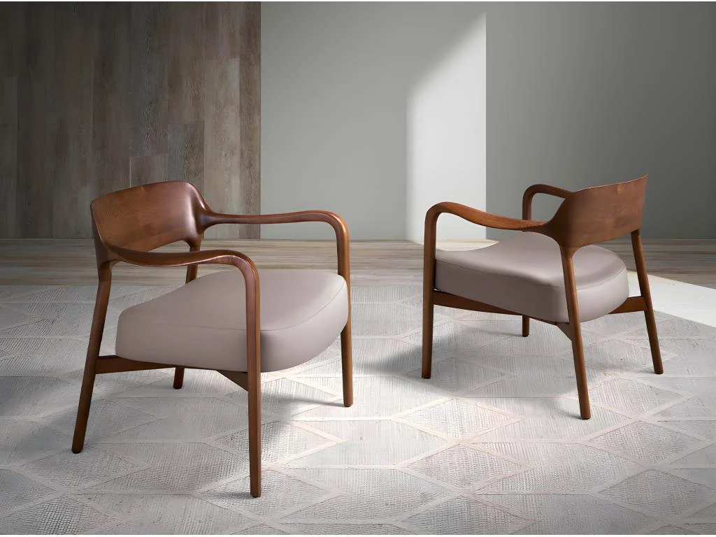 Fauteuil En Croûte De Cuir De Vison 5082 ANGEL CERDA 3 Fauteuil En Croûte De Cuir De Vison 5082 ANGEL CERDA – Image 3