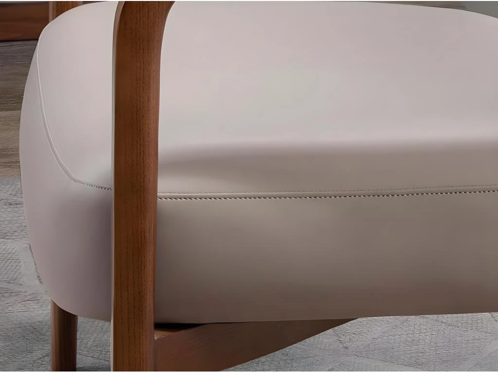 Fauteuil En Croûte De Cuir De Vison 5082 ANGEL CERDA 8 Fauteuil En Croûte De Cuir De Vison 5082 ANGEL CERDA – Image 8