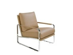 Fauteuil En Similicuir Et Pieds En Acier 5046 ANGEL CERDA