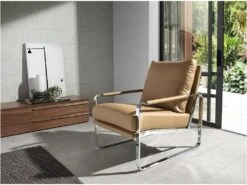 Fauteuil En Similicuir Et Pieds En Acier 5046 ANGEL CERDA -Deco.fr Soldes Boutique fauteuil 18436497