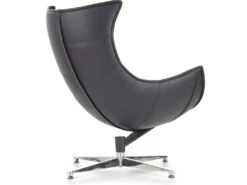 Fauteuil Design En Cuir Reconstitué -86 Cm X 84 Cm X 96 Cm - Noir -Deco.fr Soldes Boutique fauteuil 18836397
