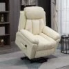 Fauteuil Releveur Inclinable Avec Repose-pied Ajustable - Fauteuil De Relaxation électrique - Revêtement Synthétique Crème 10 Fauteuil Releveur Inclinable Avec Repose-pied Ajustable - Fauteuil De Relaxation électrique - Revêtement Synthétique Crème -Deco.fr Soldes Boutique fauteuil 18852583