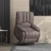 Fauteuil De Relaxation électrique - Fauteuil Releveur Inclinable - Repose-pied Ajustable - Microfibre Polyester Gris -Deco.fr Soldes Boutique fauteuil 18881231