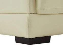 Fauteuil En Cuir De Buffle MANUELLA - Blanc Ivoire -Deco.fr Soldes Boutique fauteuil 19079667