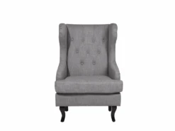Fauteuil En Tissu Tapissé Gris ALTA -Deco.fr Soldes Boutique fauteuil 19099083