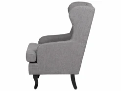 Fauteuil En Tissu Tapissé Gris ALTA -Deco.fr Soldes Boutique fauteuil 19099085