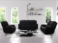 Canapé 2 Places Relax En Microfibre HERNANI - Gris 10 Canapé 2 Places Relax En Microfibre HERNANI - Gris -Deco.fr Soldes Boutique fauteuil 191495