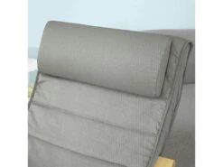 Fauteuil À Bascule Avec Repose-pied Réglable Rocking Chair Fauteuil Relax Gris, Fst16-dg -Deco.fr Soldes Boutique fauteuil 19308127