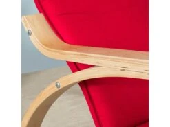 Rocking Chair, Fauteuil à Bascule Avec Repose-pieds Réglable Design, Fauteuil Berçante, FST16-R -Deco.fr Soldes Boutique fauteuil 19308173