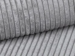 Fauteuil En Velours Côtelé Gris Clair AMELIA 10 Fauteuil En Velours Côtelé Gris Clair AMELIA -Deco.fr Soldes Boutique fauteuil 19430453