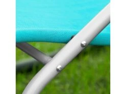 SoBuy OGS28-HBx2 Lot De 2 Fauteuils à Bascule Avec Repose-Pieds - Turquoise -Deco.fr Soldes Boutique fauteuil 19507183