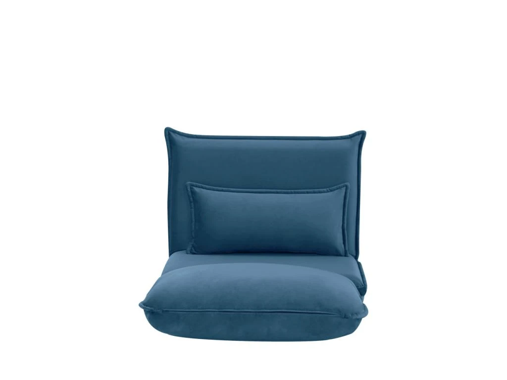 Nala - Chauffeuse Convertible 1 Place En Velours - Couleur - Bleu Foncé 8 Nala - Chauffeuse Convertible 1 Place En Velours - Couleur - Bleu Foncé – Image 8