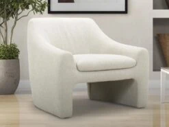 Fauteuil En Tissu Beige DORINE -Deco.fr Soldes Boutique fauteuil 19820755