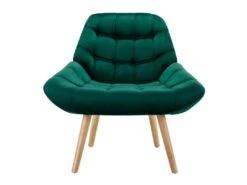 Fauteuil En Velours Vert LUOSTO 9 Fauteuil En Velours Vert LUOSTO -Deco.fr Soldes Boutique fauteuil 19823955