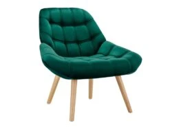 Fauteuil En Velours Vert LUOSTO 8 Fauteuil En Velours Vert LUOSTO -Deco.fr Soldes Boutique fauteuil 19823957