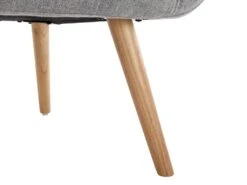 Fauteuil En Tissu Gris LUOSTO 11 Fauteuil En Tissu Gris LUOSTO -Deco.fr Soldes Boutique fauteuil 19824293