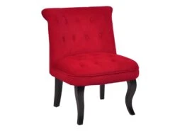 Fauteuil Crapaud MELOSIA - Velours Rouge 10 Fauteuil Crapaud MELOSIA - Velours Rouge -Deco.fr Soldes Boutique fauteuil 199035
