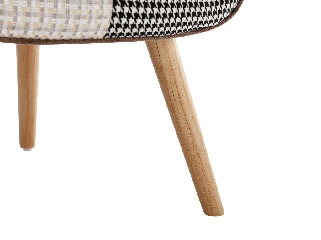 Fauteuil En Tissu Patchwork VATELY 5 Fauteuil En Tissu Patchwork VATELY – Image 5