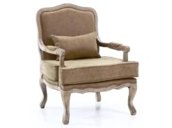 Fauteuil Mambo Simili Taupe