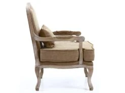 Fauteuil Mambo Simili Taupe -Deco.fr Soldes Boutique fauteuil 20006137