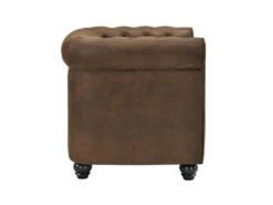 Fauteuil Chesterfield Marron Vieilli -Deco.fr Soldes Boutique fauteuil 20012709