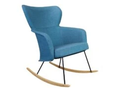 Chaise à Bascule Pärumm Kamil Aigue-Marine 68,5x82x86,5 Cm