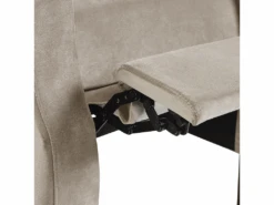 Fauteuil De Relaxation En Velours Beige Taupe EGERSUND -Deco.fr Soldes Boutique fauteuil 21041975