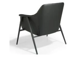 Fauteuil De Salle à Manger Rembourré En Tissu Et Similicuir Structure Acier -Deco.fr Soldes Boutique fauteuil 21097135