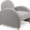 Fauteuil Club Bowie Tissu Bouclette Gris 7 Fauteuil Club Bowie Tissu Bouclette Gris -Deco.fr Soldes Boutique fauteuil 21151651