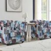 Fauteuil En Tissu Patchwork CHESTERFIELD 12 Fauteuil En Tissu Patchwork CHESTERFIELD -Deco.fr Soldes Boutique fauteuil 21223377