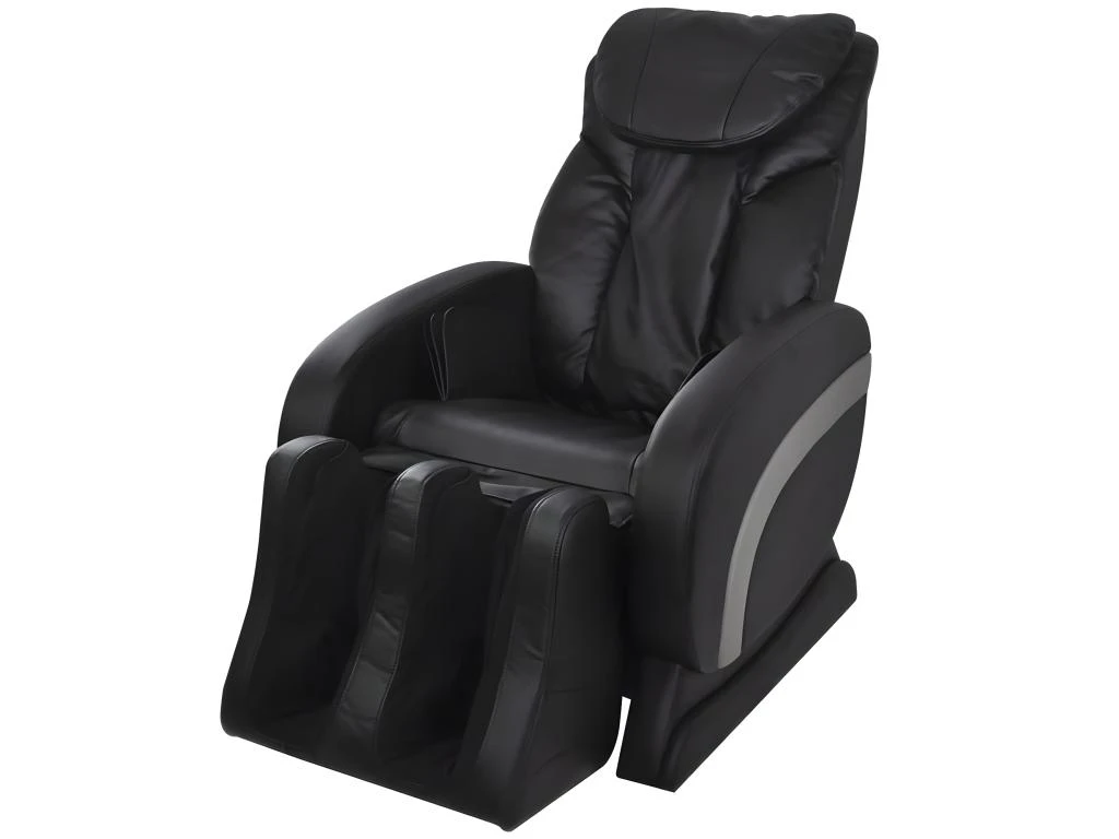 Fauteuil De Massage Noir Similicuir 1 Fauteuil De Massage Noir Similicuir