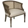 Fauteuil Cannage Lin Cléon - Atmosphera -Deco.fr Soldes Boutique fauteuil 21274455