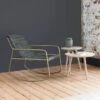 Rocking Chair En Cuir Kaki Sydney -Deco.fr Soldes Boutique fauteuil 21308435