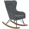 Chaise D'appoint En Lin Gris -Deco.fr Soldes Boutique fauteuil 21678523