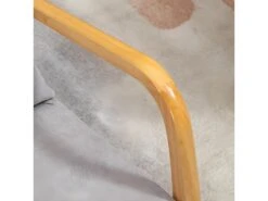 Fauteuil Lounge EVA Gris, En Bois Et Aspect Velours 9 Fauteuil Lounge EVA Gris, En Bois Et Aspect Velours -Deco.fr Soldes Boutique fauteuil 21988921